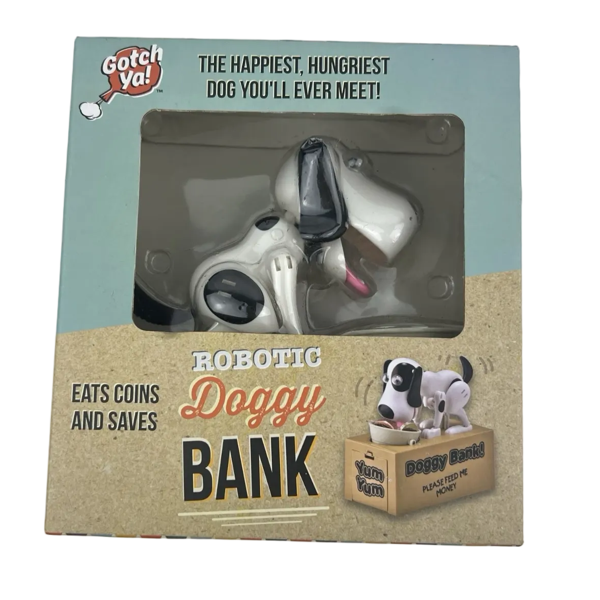 Robotic Doggy Coin Bank Eats Coins & Saves Money Box | Brand New in Box