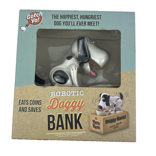 Robotic Doggy Coin Bank Eats Coins & Saves Money Box | Brand New in Box