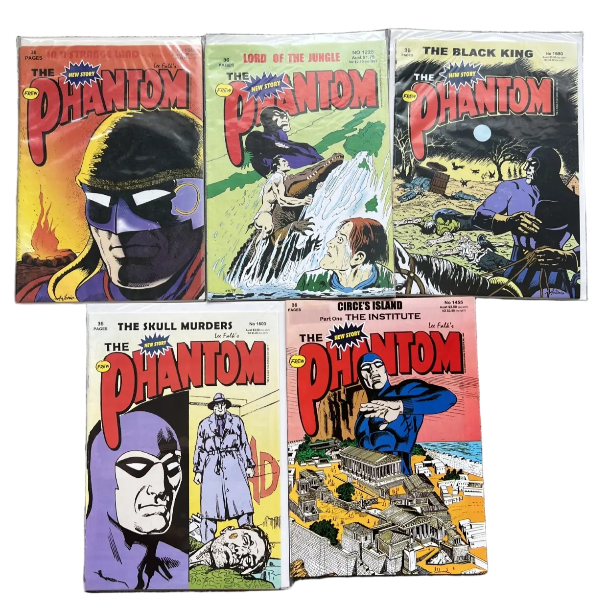5 x The Phantom Comic Book Bundle (Frew & King Features, 1999–2013)