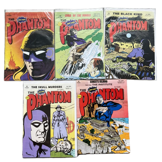 5 x The Phantom Comic Book Bundle (Frew & King Features, 1999–2013)