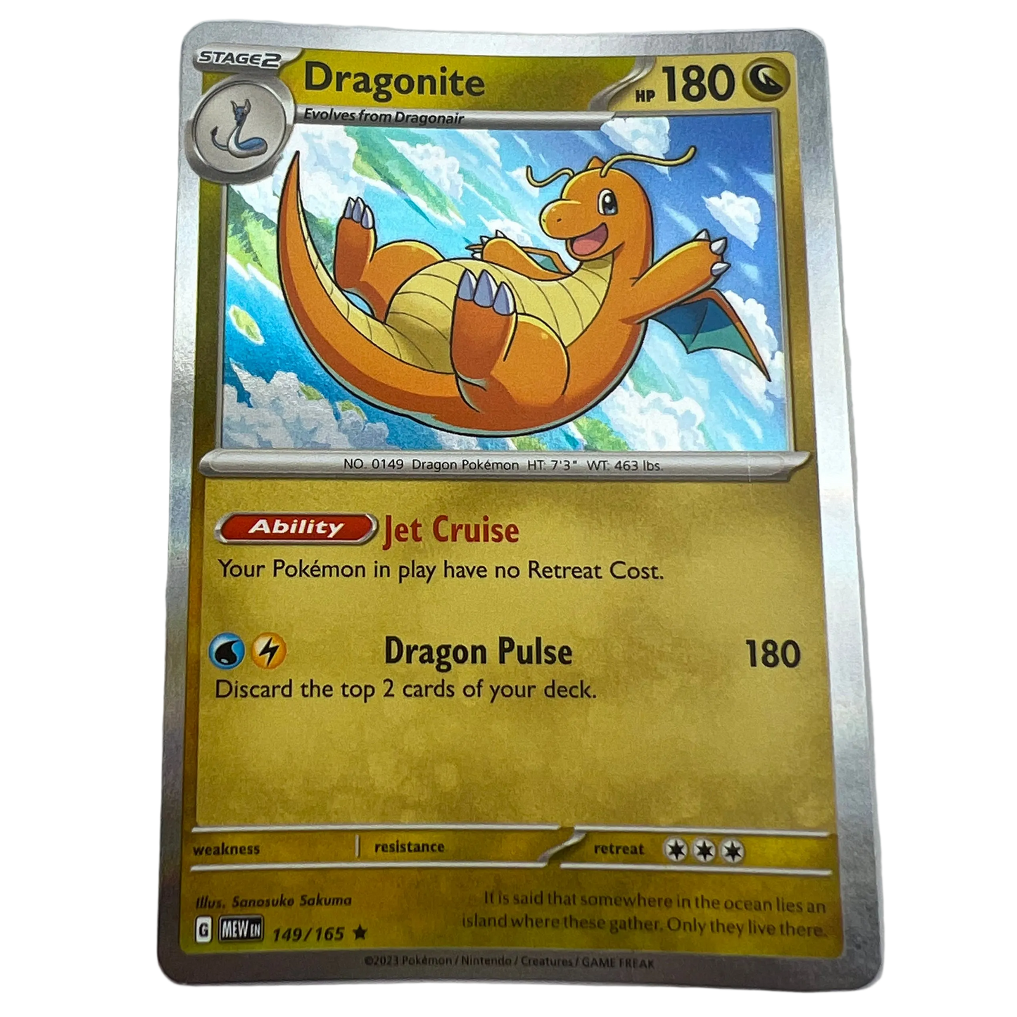 Dragonite #149 Scarlet & Violet 151