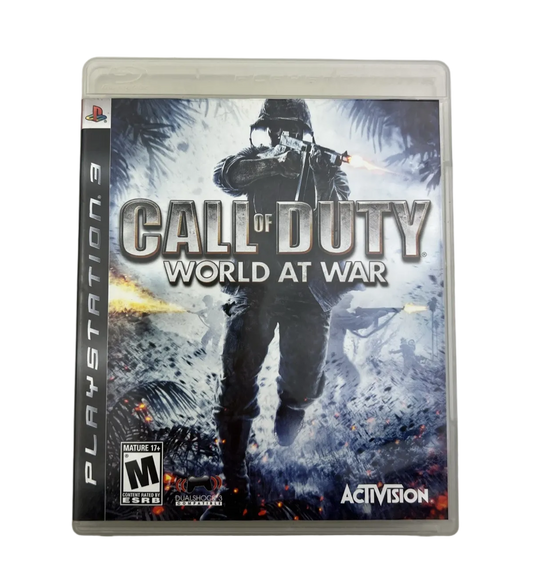 Call of Duty World at War PS3 Game WWII Shooter