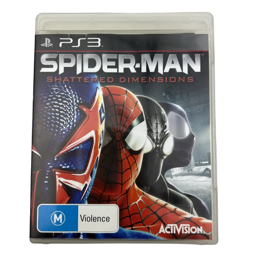 Spider-Man Shattered Dimensions PS3 Game - Complete With Manual (Preowned)