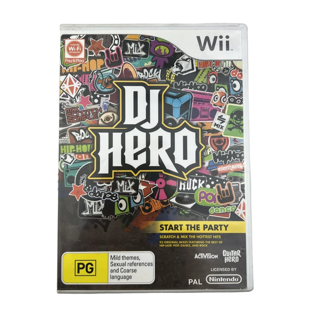 DJ Hero Nintendo Wii Game 2009 with Manual PAL