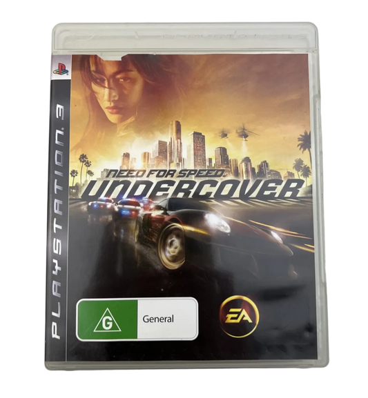 Need for Speed Undercover PS3 Game Region 2 PAL Racing