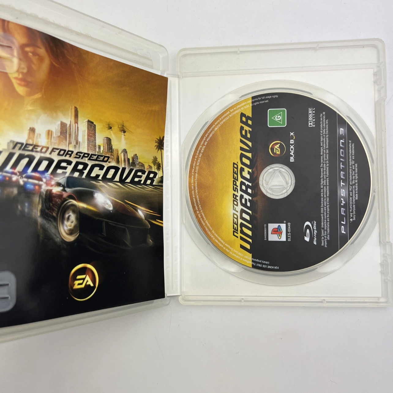 Need for Speed Undercover PS3 Game Region 2 PAL Racing