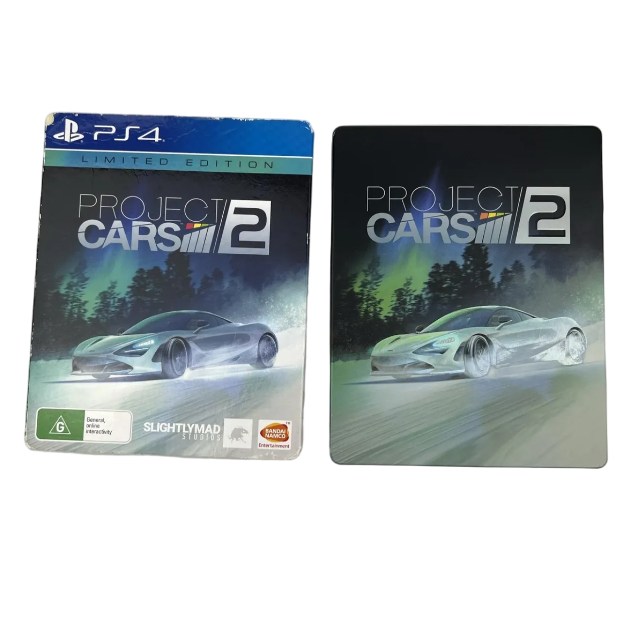 Project CARS 2 Steelbook PS4 PlayStation 4 2017 Racing Game PAL