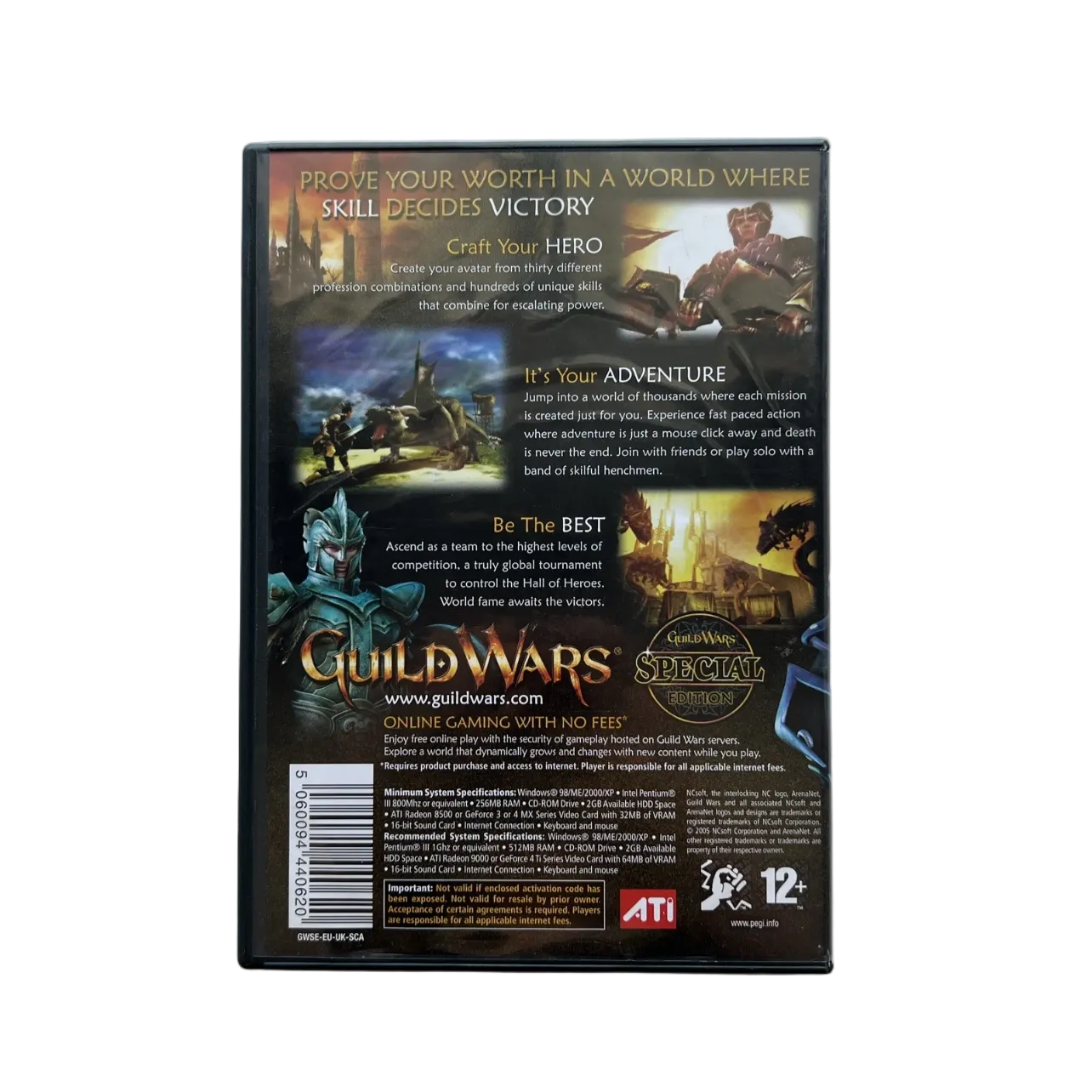 Guild Wars: Eye of the North (PC Game, 2007, Special Edition CD-ROM)