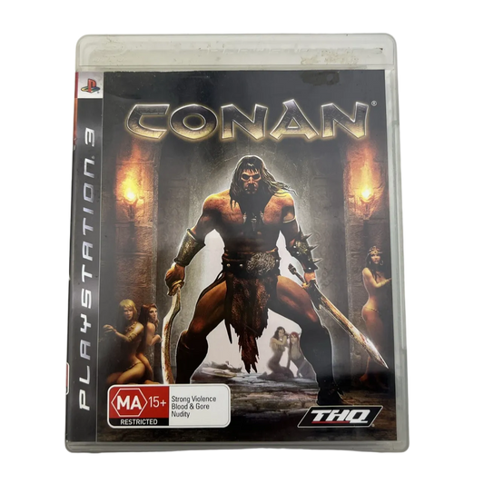 Conan PS3 Game Region 4 PAL Action Adventure Hack & Slash Complete (Preowned)