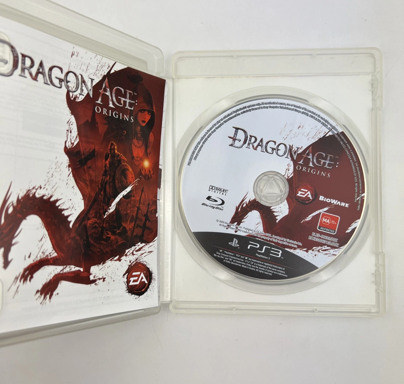 Dragon Age Origins PS3 RPG Game Region 4 PAL Complete With Manual