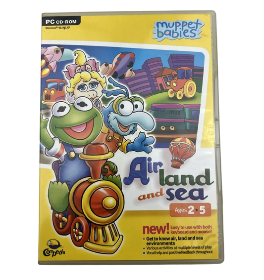 Jim Henson Muppets Babies Air Land and Sea PC Game Muppets Educational Game
