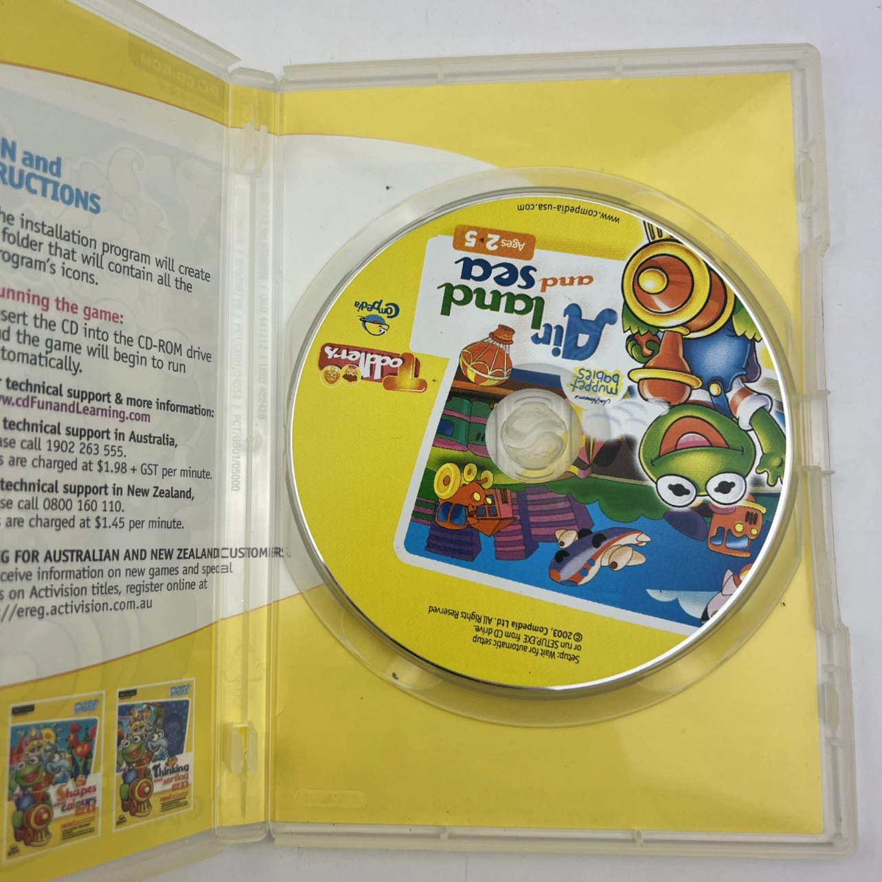 Jim Henson Muppets Babies Air Land and Sea PC Game Muppets Educational Game