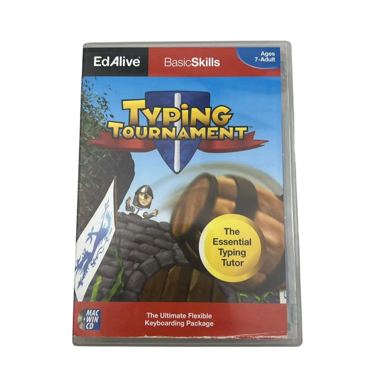 Typing Tournament PC CD-ROM EdAlive Rare Educational Game
