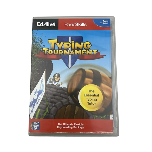 Typing Tournament PC CD-ROM EdAlive Rare Educational Game