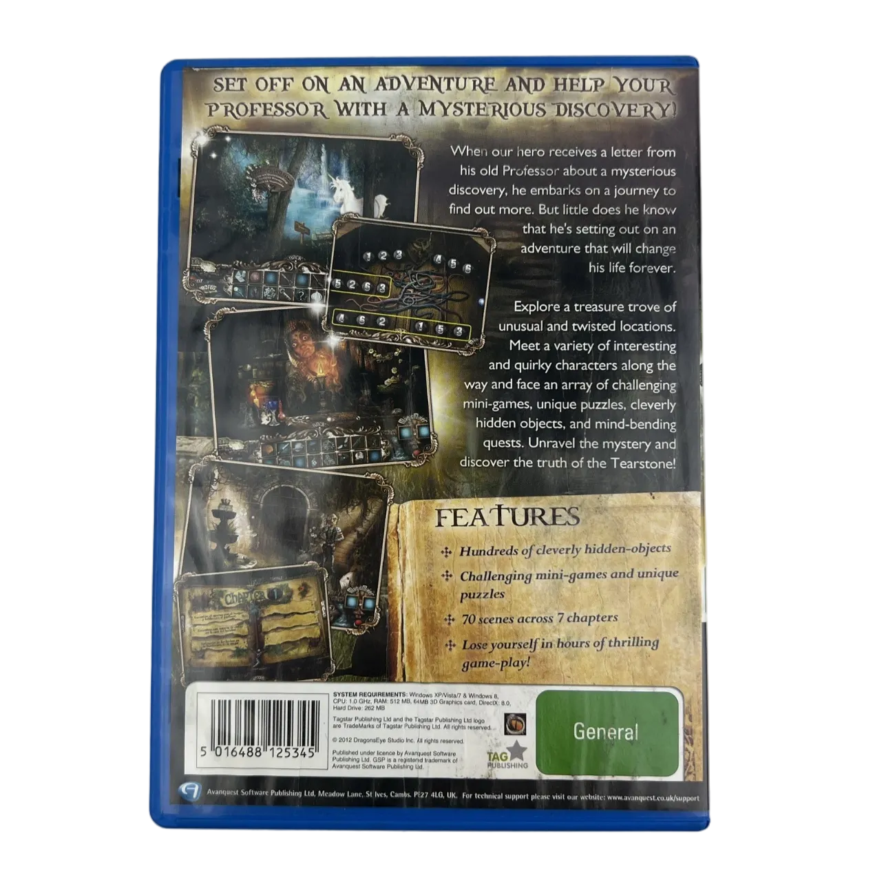 Tearstone PC DVD Game (Windows)