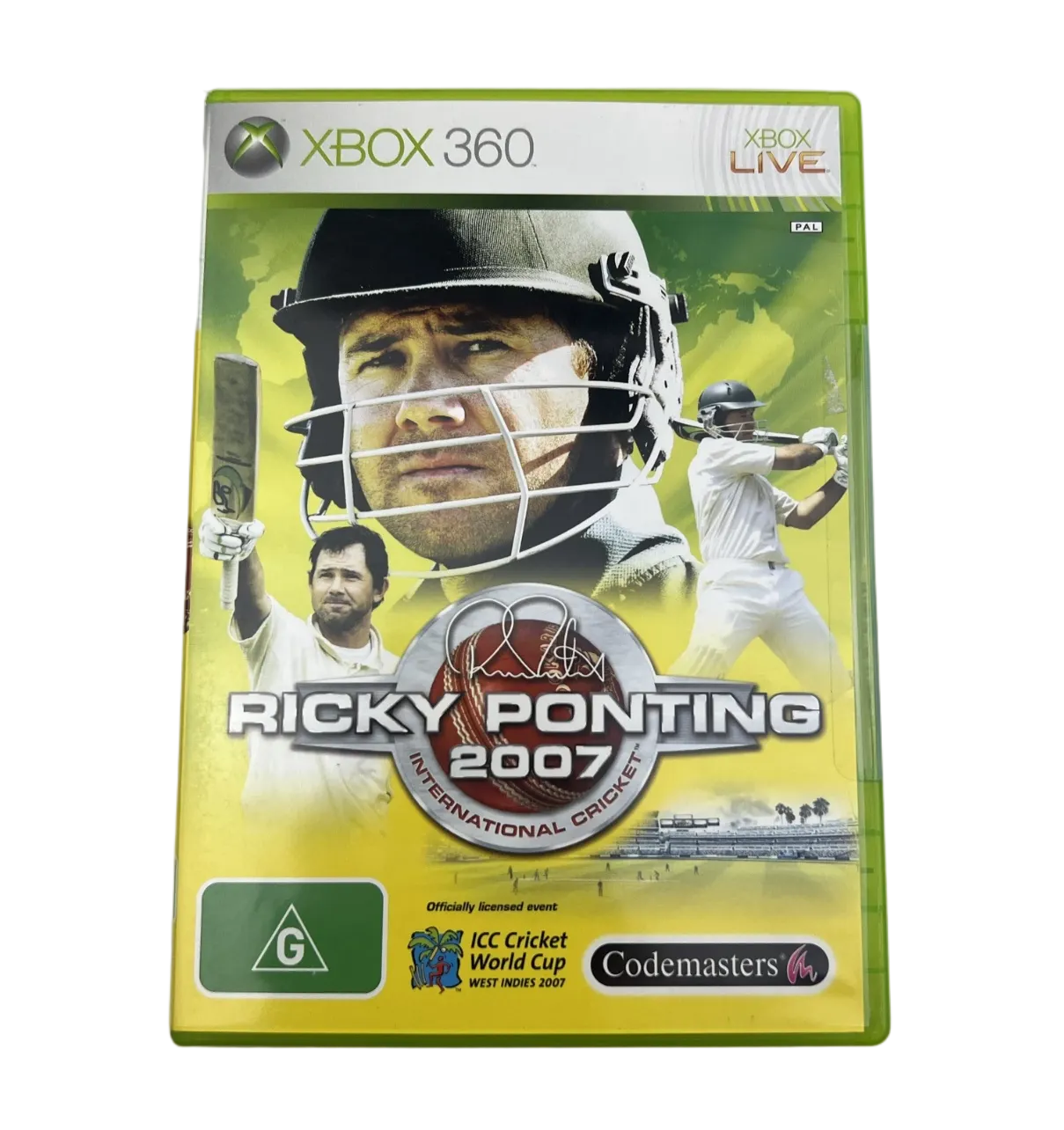 Ricky Ponting Cricket 2007 Xbox 360 Game PAL Sports Cricket