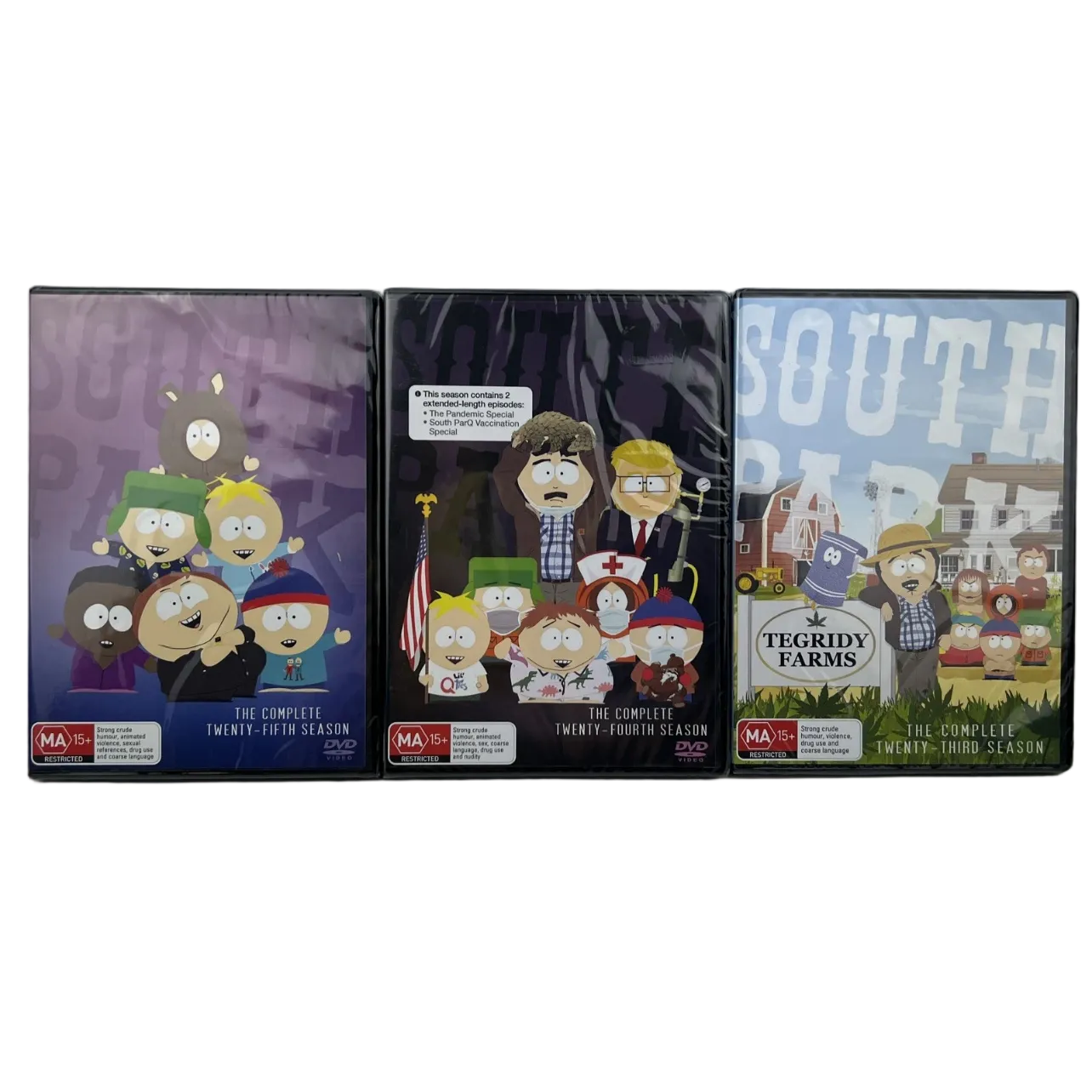 South Park Seasons 23, 24 & 25 DVD Bundle Region 4