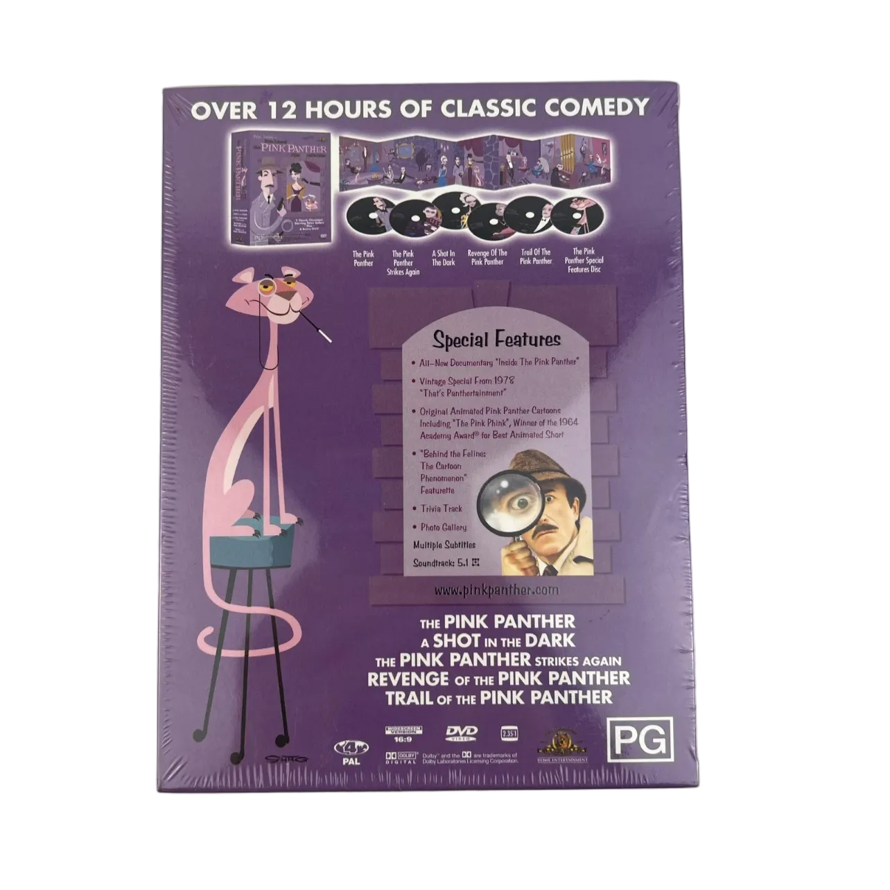 The Pink Panther Film Collection (DVD, Region 4) Rare Brand New & Sealed