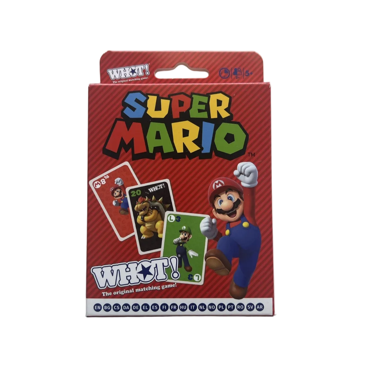 Super Mario WHOT! The Original Matching Card Game – Official Nintendo Licensed