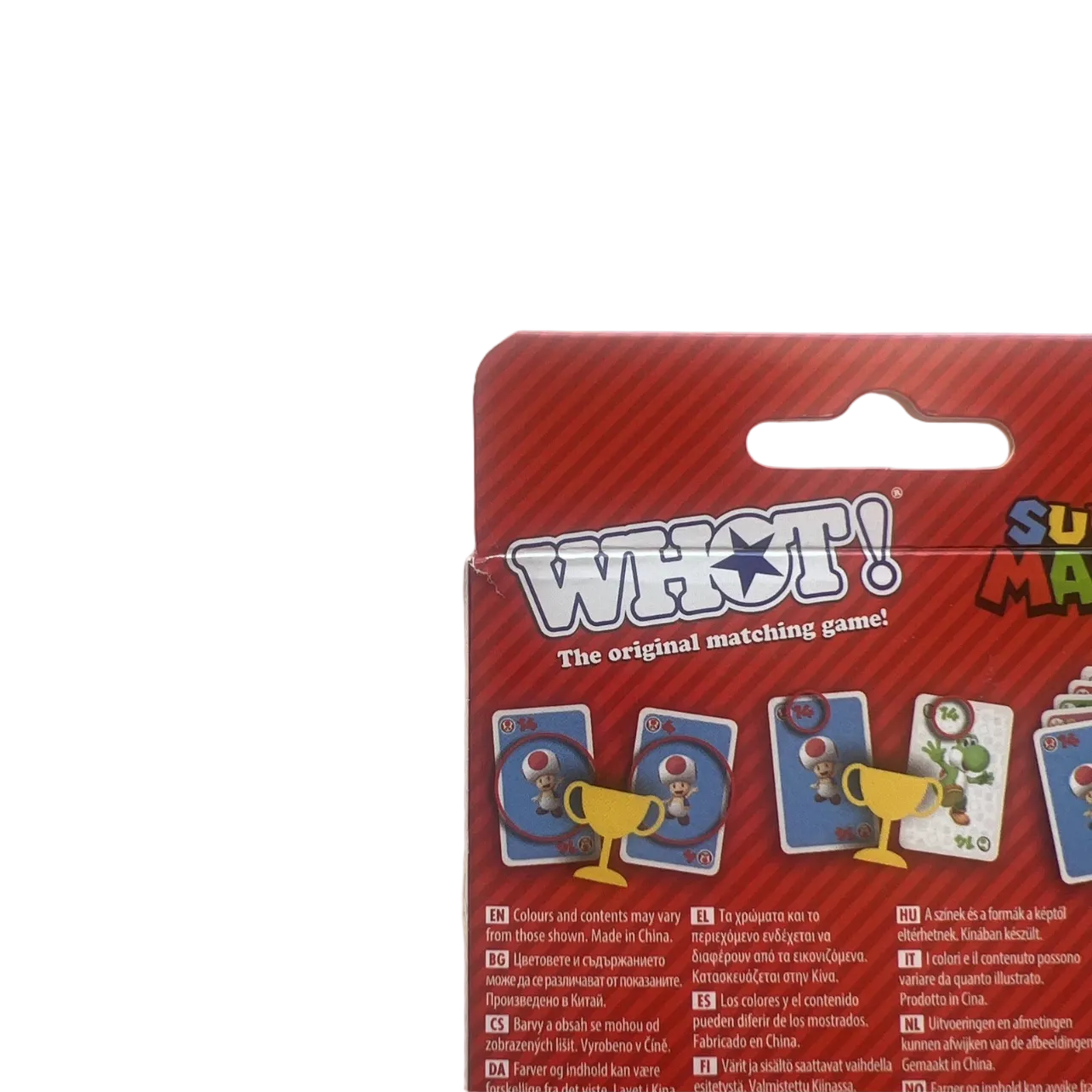 Super Mario WHOT! The Original Matching Card Game – Official Nintendo Licensed