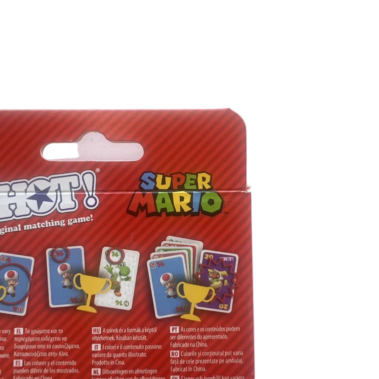 Super Mario WHOT! The Original Matching Card Game – Official Nintendo Licensed