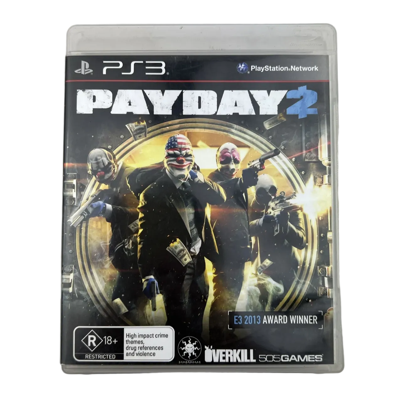 Payday 2 PS3 Game Region 4 PAL Co-Op Heist Shooter