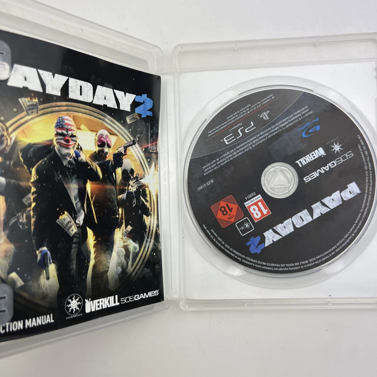 Payday 2 PS3 Game Region 4 PAL Co-Op Heist Shooter