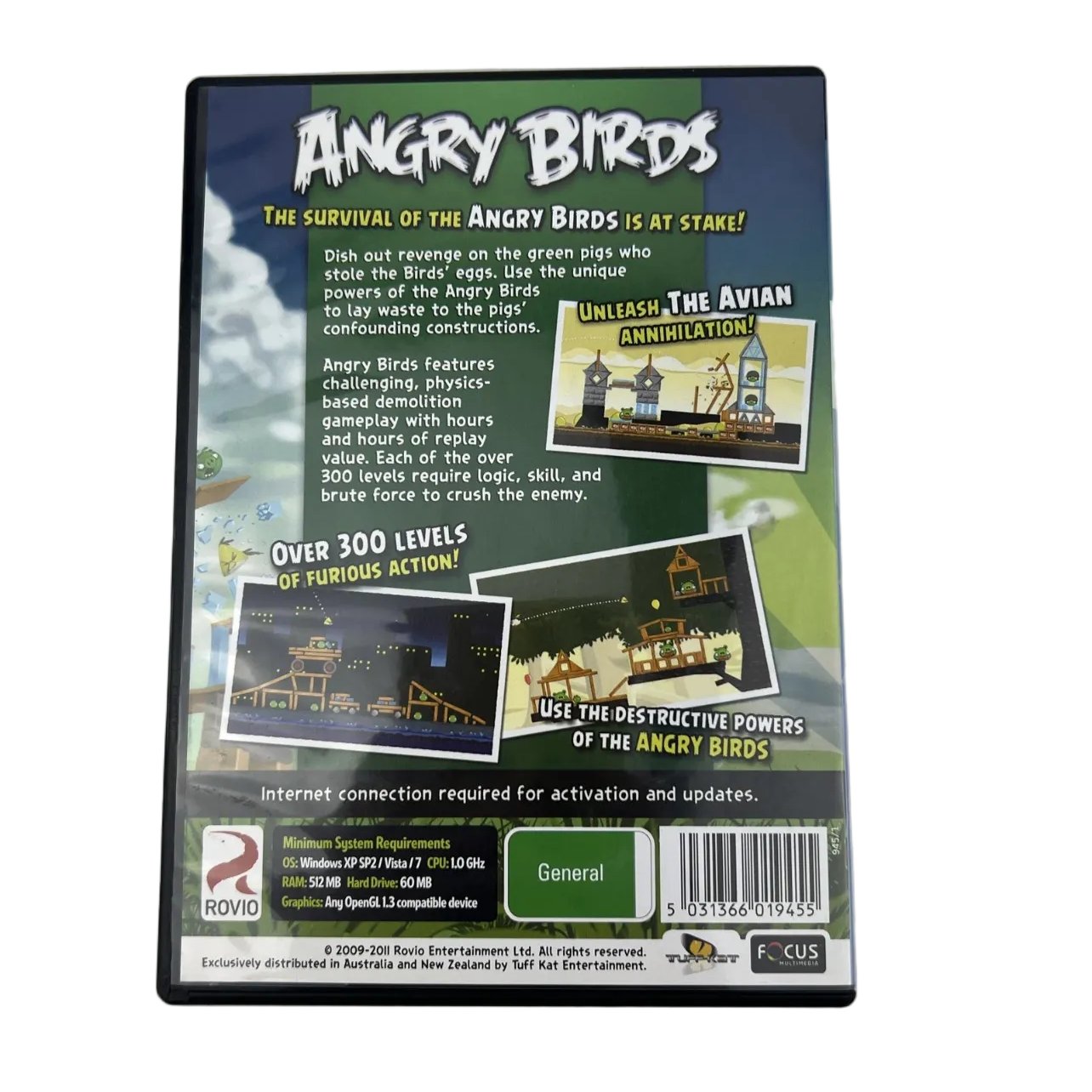 Angry Birds – PC CD-ROM (Windows) – Puzzle Strategy Game
