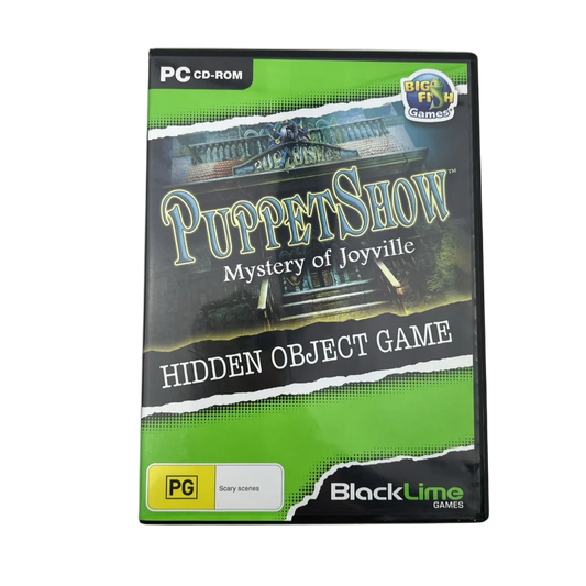 PuppetShow Mystery of Joyville PC CD-ROM Hidden Object Adventure Game
