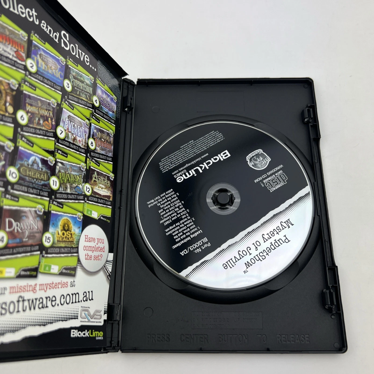 PuppetShow Mystery of Joyville PC CD-ROM Hidden Object Adventure Game