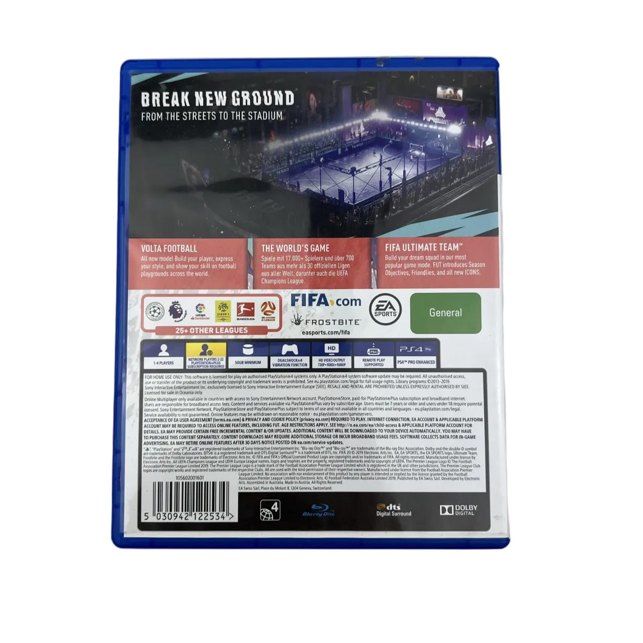 FIFA 20 PS4 PlayStation 4 EA Sports Football Game PAL
