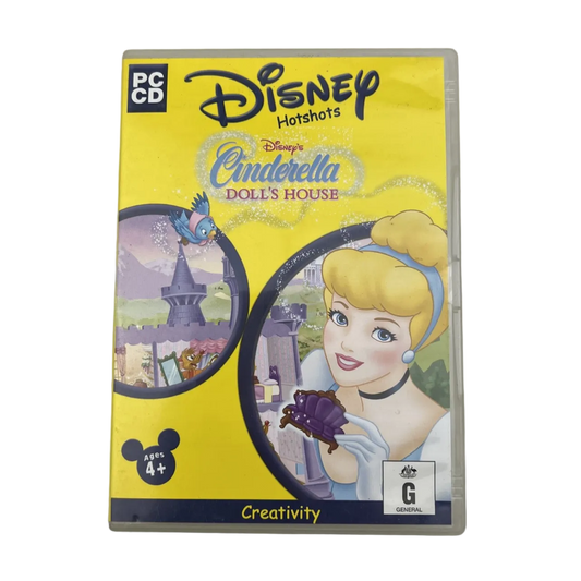 Disney Cinderella Dollhouse PC CD-ROM 2003 Windows Mac Interactive Game