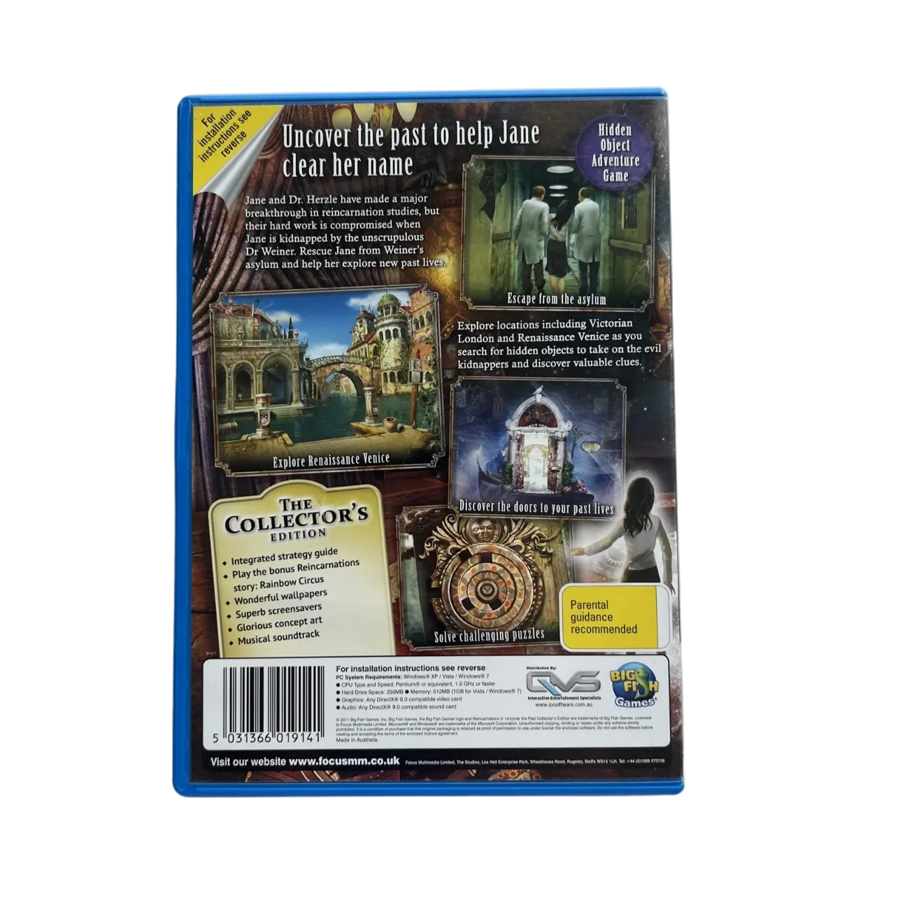 Reincarnations 2: Uncover The Past PC Game Mint Disc (Like New)