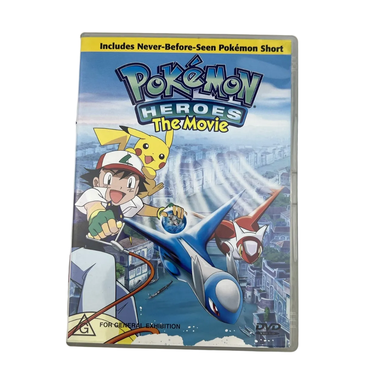 Pokémon Heroes The Movie DVD 2002 Region 4 PAL Kids Feature Film