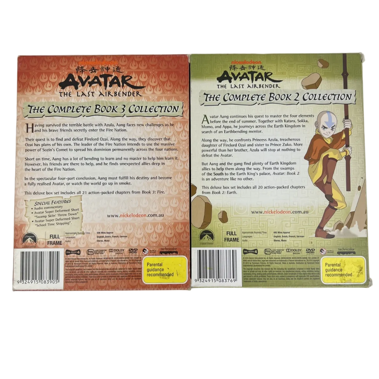Avatar: The Last Airbender – Complete Book 2 (R4) & Book 3 (R1) Collection (DVD)